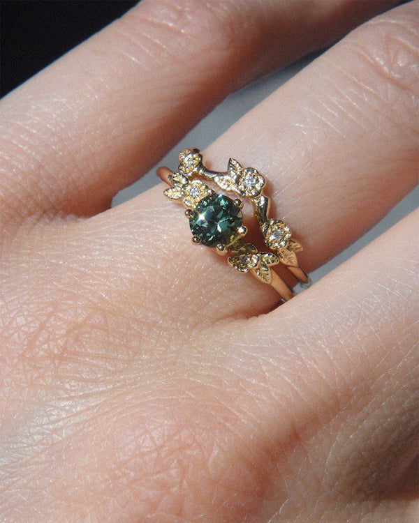 Alba Ring & Alba Band Stone Set