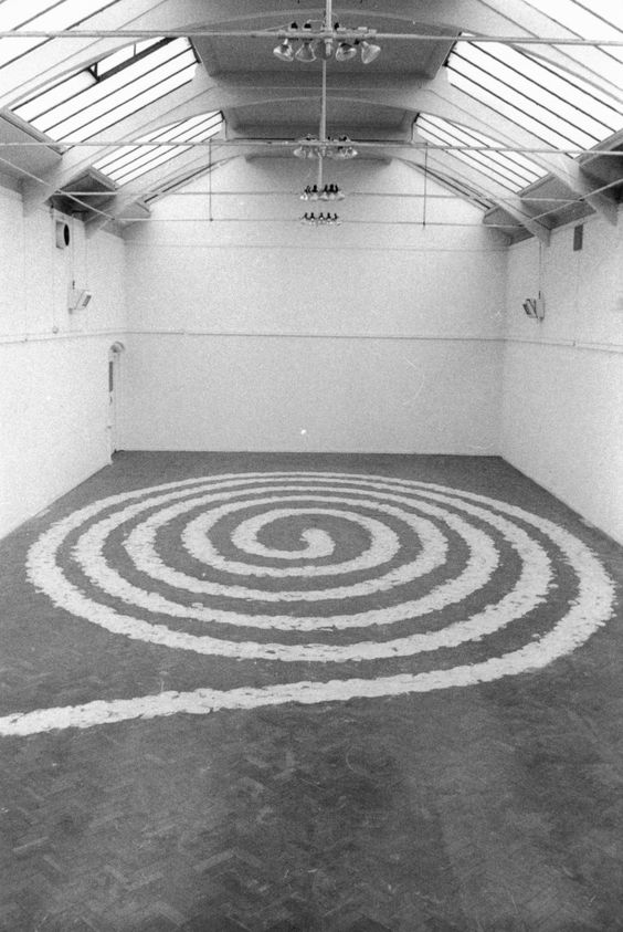 Richard Long at the Whitechapel Gallery 1971.