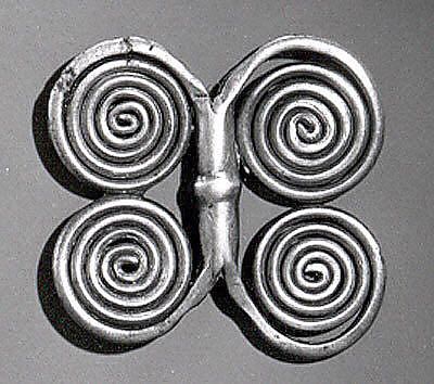 Spiral bead, Iran. late 3rd–early 2nd millennium BCE via the Met Museum.