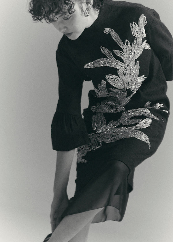 Images by Peter van Alphen for RECIETY. Issey Miyake and Dries van Noten dress to rent from Reciety.com.