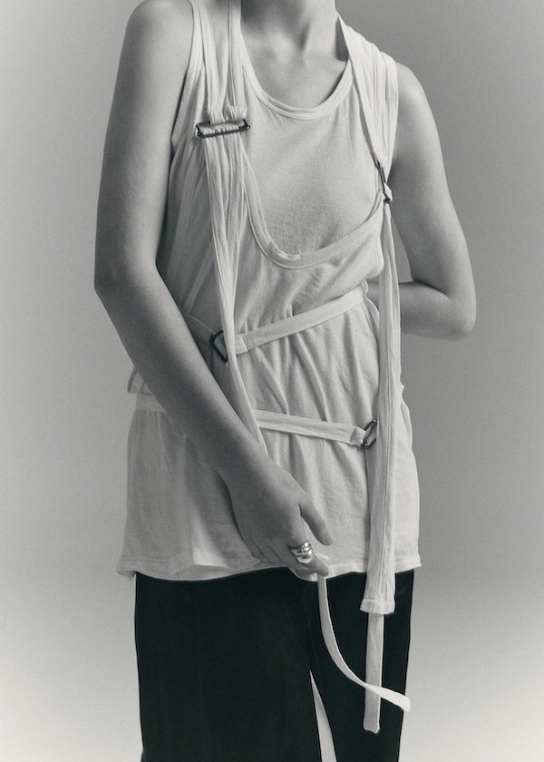 Image by Peter van Alphen for RECIETY - Ann Demeulemeester top and skirt via Reciety.com