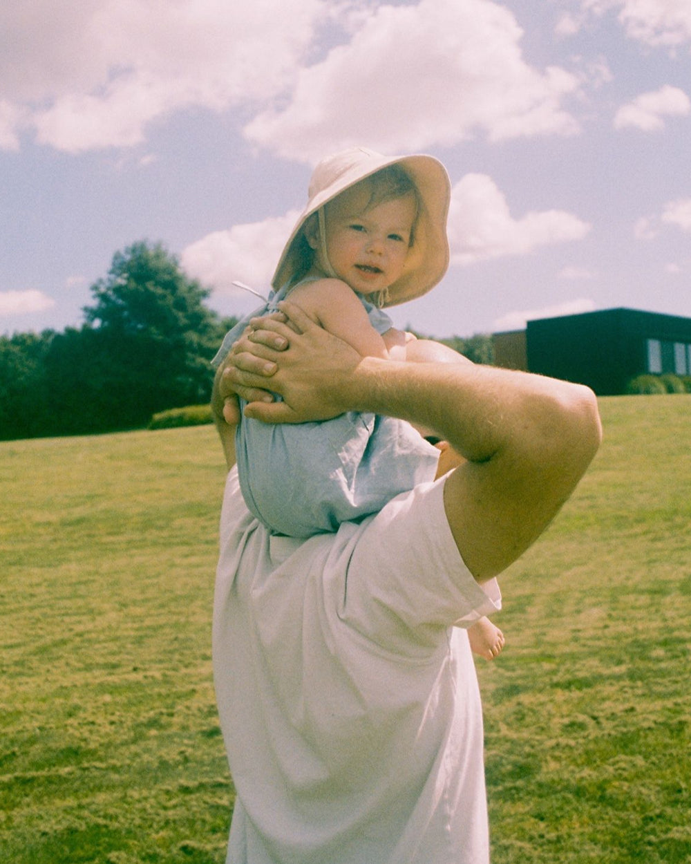 Wynn with his daughter, Merle.