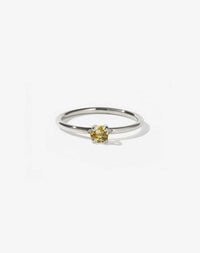 Micro Round Ring | Sterling Silver