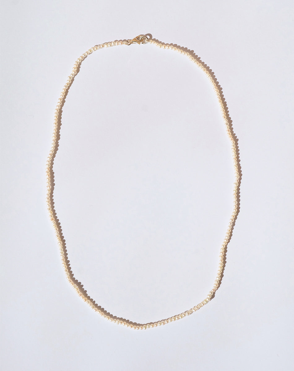 Nano Pearl Necklace | Sterling Silver