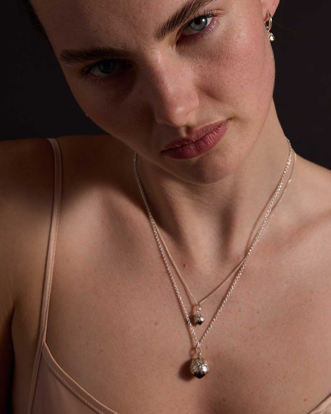 Protea Charm Earrings | Sterling Silver