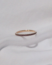 Sapphire Eternity Band | 9ct White Gold