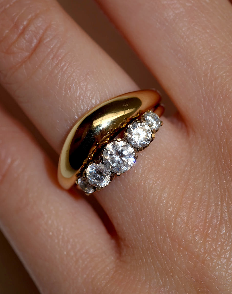 Claude Band Plain | Sterling Silver
