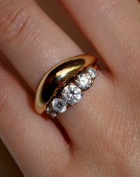 Claude Band Plain | Gold Vermeil