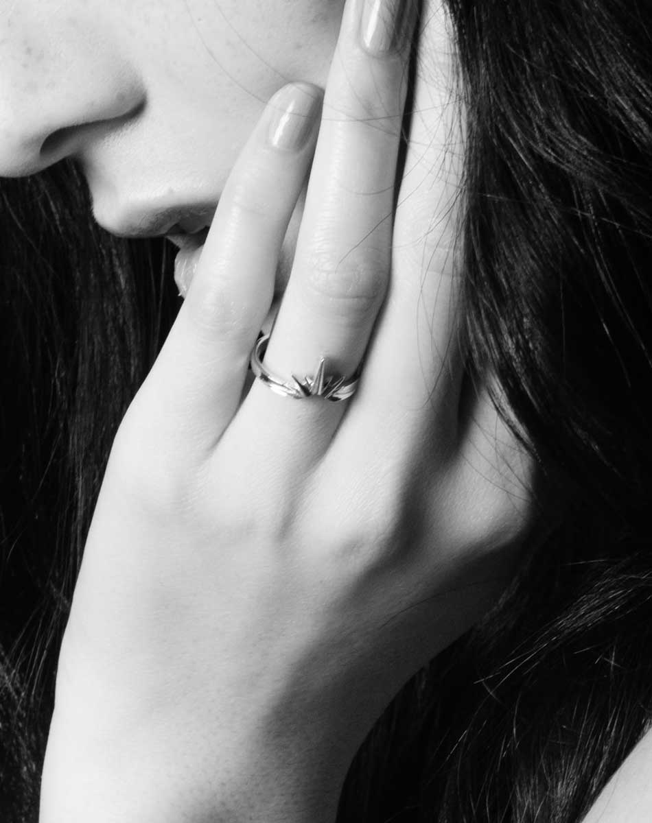 Starburst Band | Sterling Silver