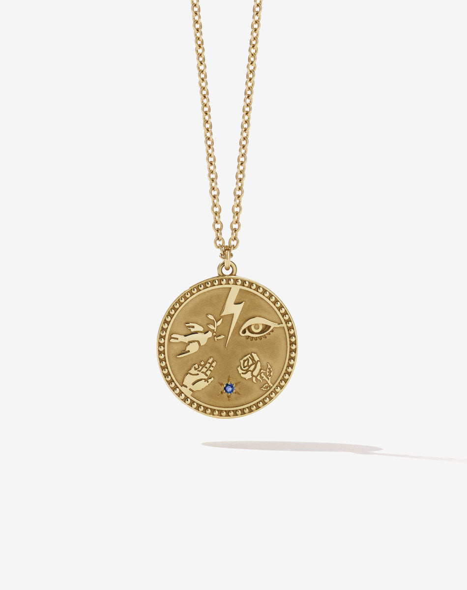 Talisman Necklace | 23k Gold Plated