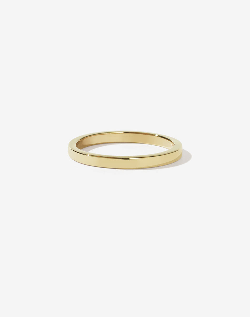 2mm Plain Band | 9ct Yellow Gold