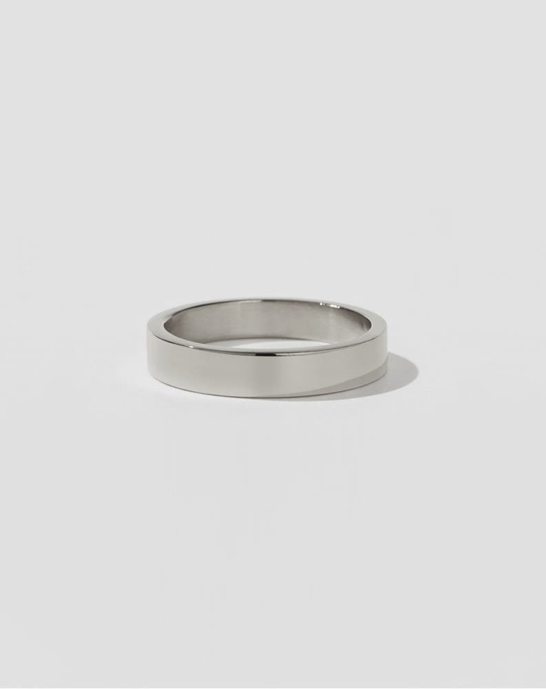 4mm Plain Band | Platinum