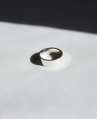 6mm classic silver ring. Mens weddin ring.