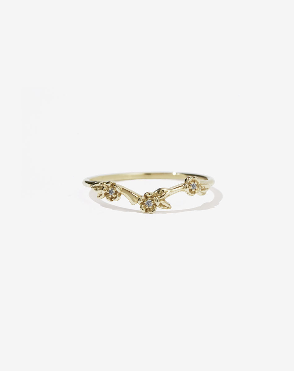 Alba Band Stone Set | 14ct Yellow Gold