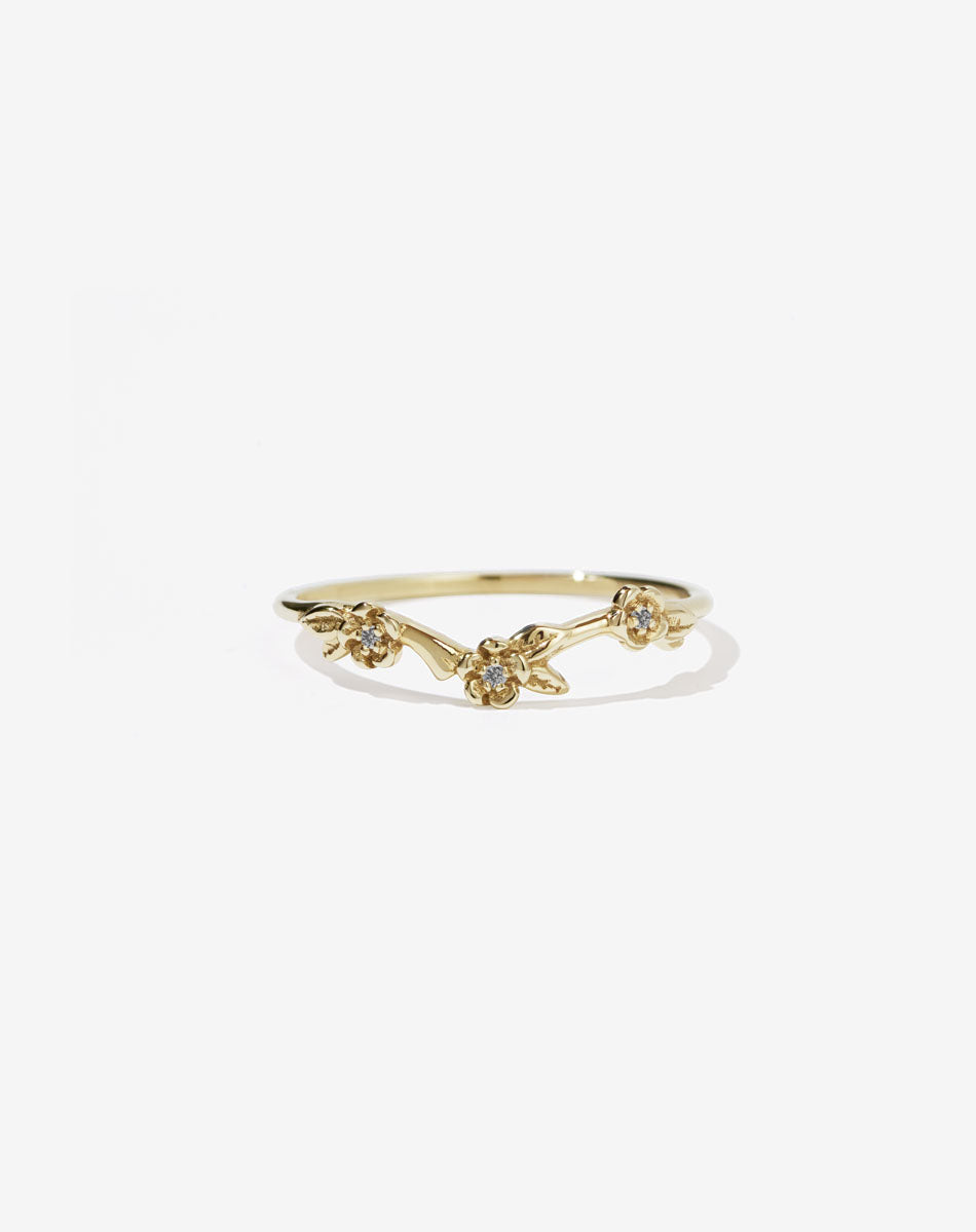 Alba Band Stone Set | 18ct Yellow Gold