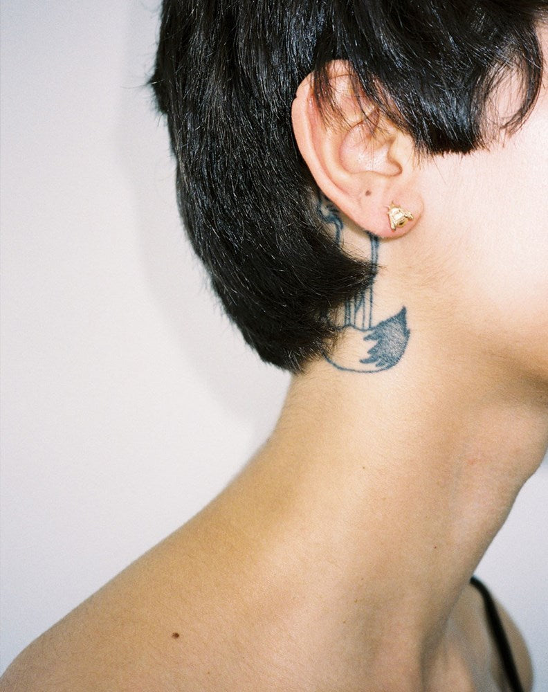 Bee Stud Earrings | 23kt Gold Plated