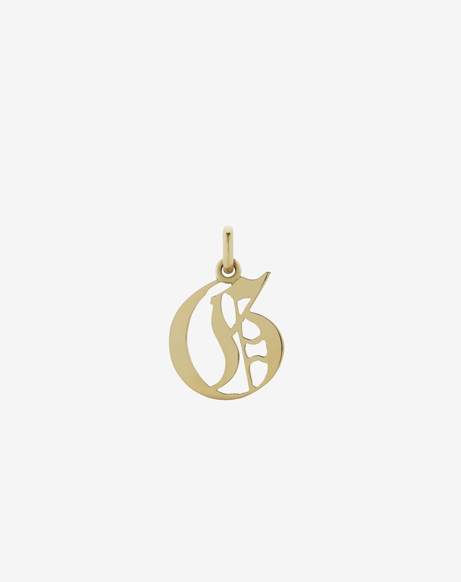 Capital Letter Charm | 23k Gold Plated