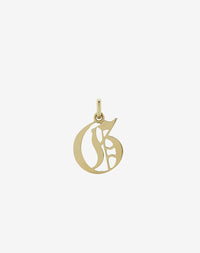 Capital Letter Charm | 23k Gold Plated