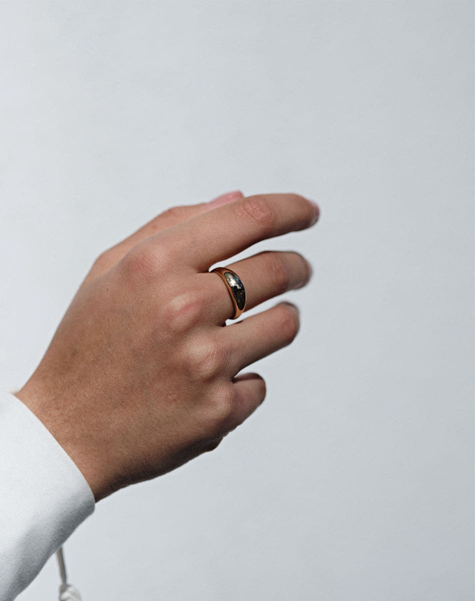 Claude Ring Plain | 9ct Yellow Gold
