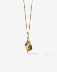 Gold Conch shell  Necklace