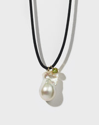 Cosmo Pearl & Stone Necklace | 23k Gold Plated Mix