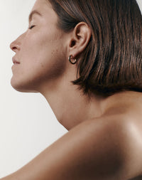 Halo Hoops Midi | 23kt Gold Plated