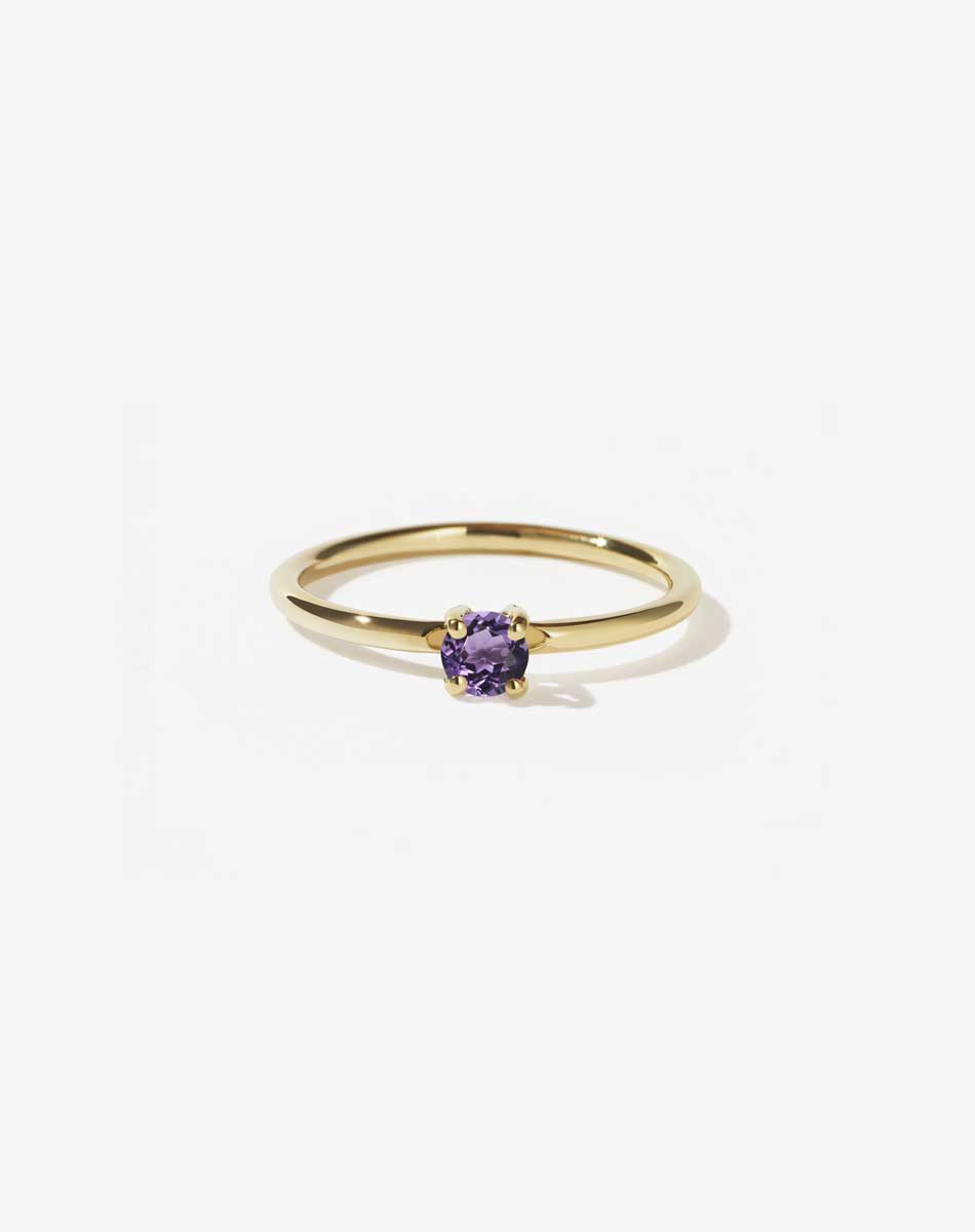 Micro Round Ring | 9ct Yellow Gold