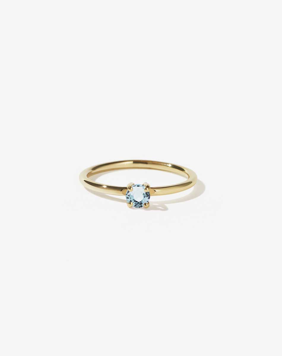 Micro Round Ring | 9ct Yellow Gold