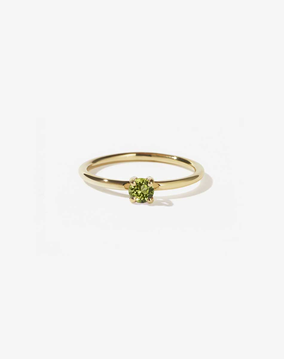 Micro Round Ring | 9ct Yellow Gold