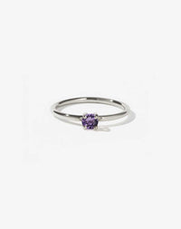 Micro Round Ring | Sterling Silver