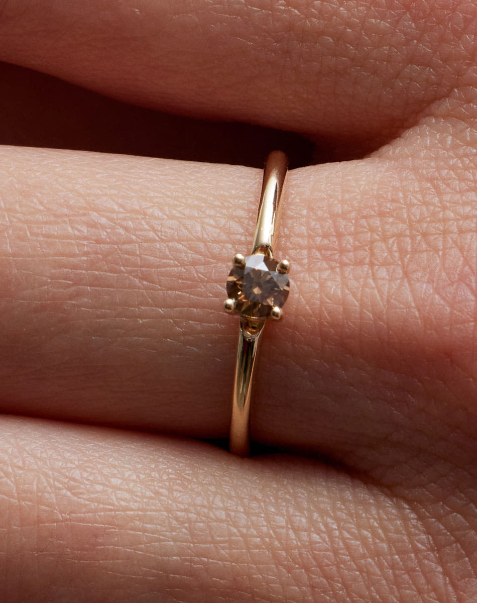 Micro Round Ring | Sterling Silver