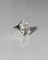 Nell Lucky Ring Stone Set | Sterling Silver