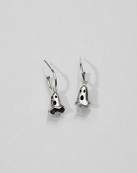 NELL Ghost Signature Hoops | Sterling Silver