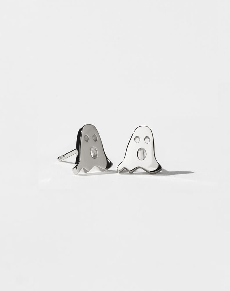 Nell Ghost Stud Earrings | Sterling Silver