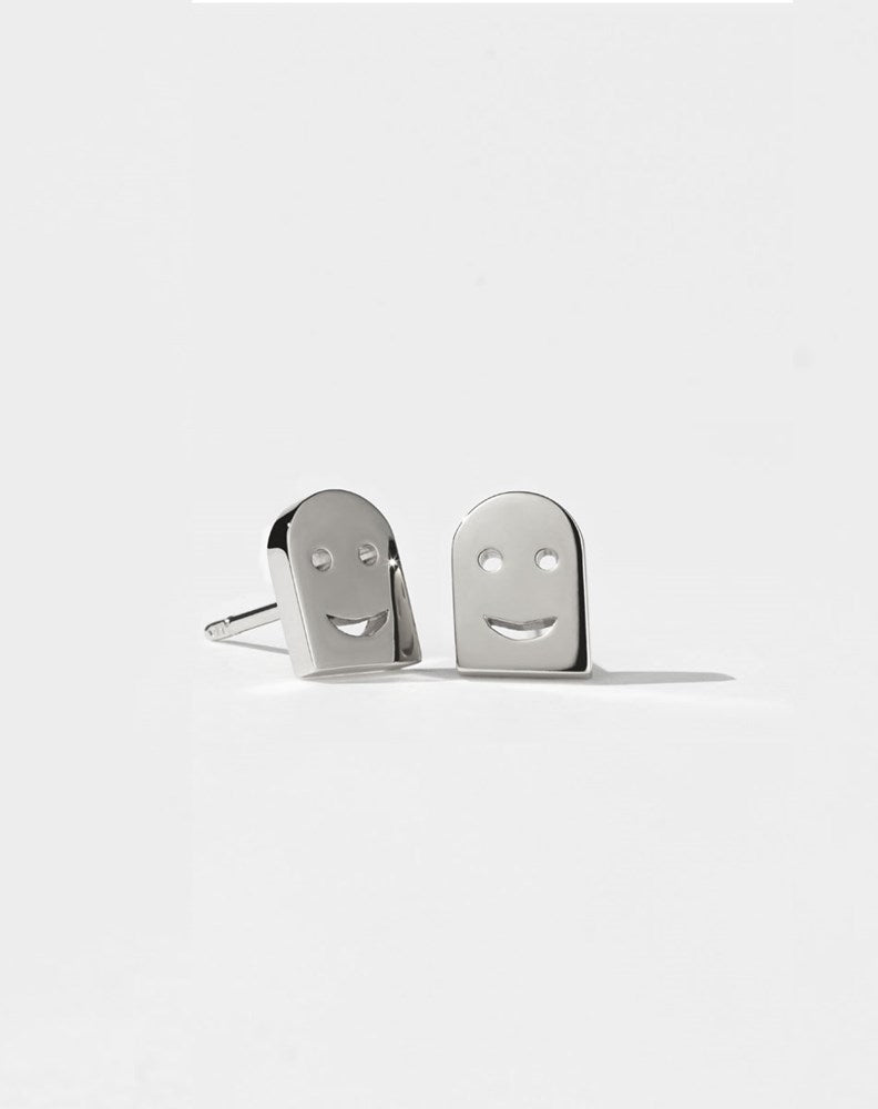 Nell Headstone Stud Earrings | Sterling Silver