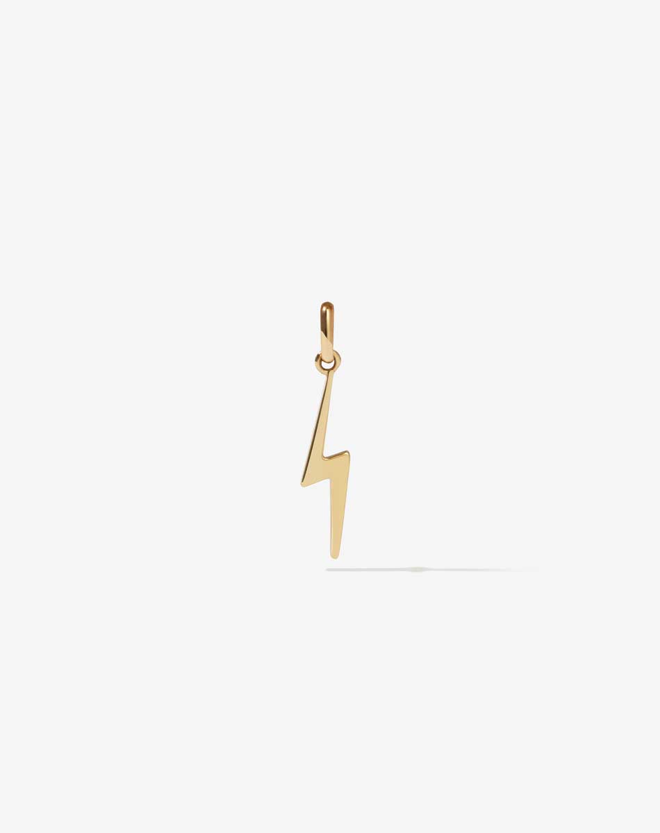 NELL Lightning Bolt Charm | 9ct Yellow Gold