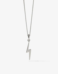 NELL Lightning Bolt Necklace | Sterling Silver