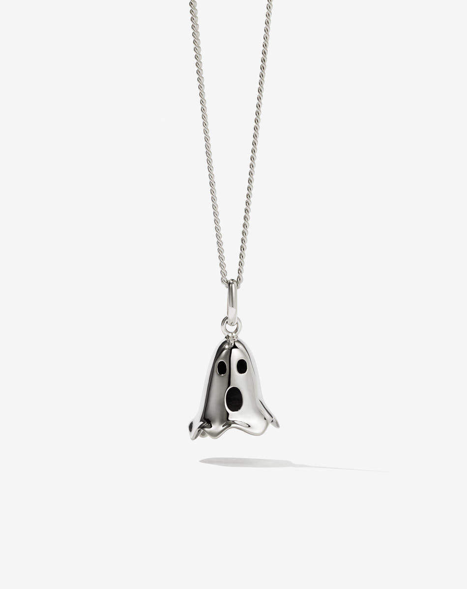 NELL Ghost Necklace | Sterling Silver