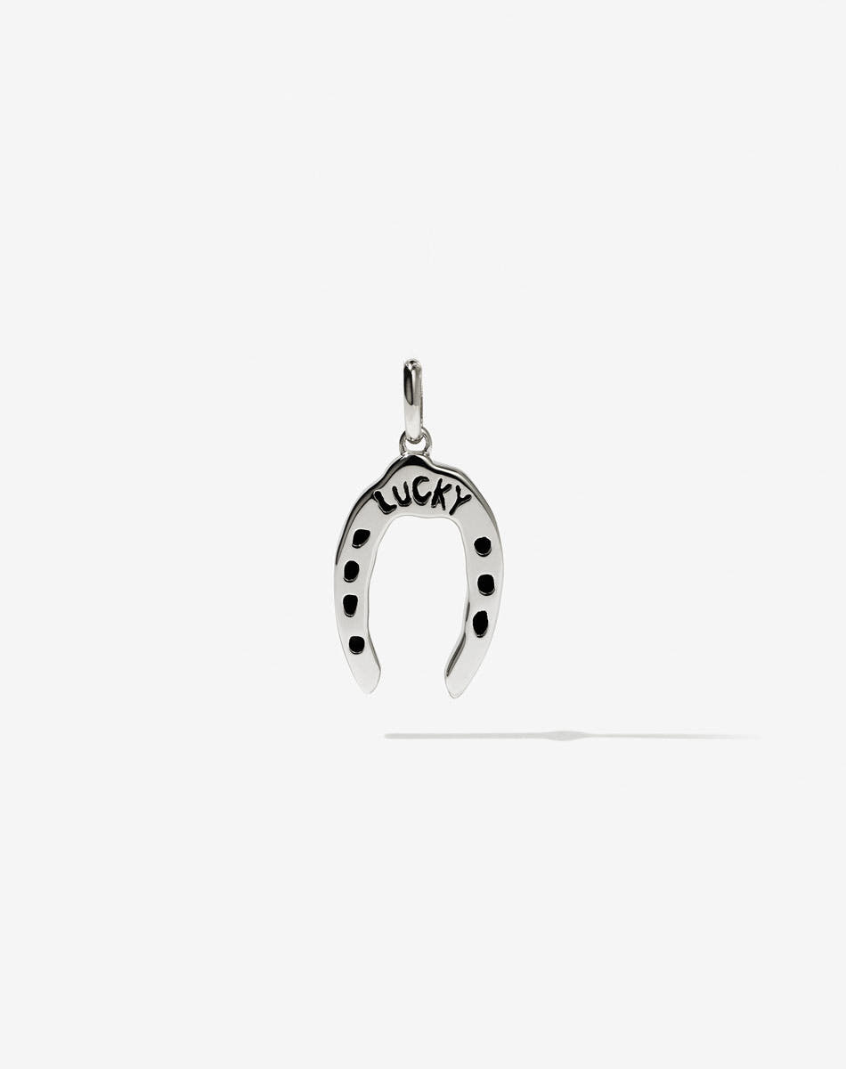 NELL Lucky Charm Oxidised | Sterling Silver