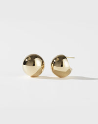 Orb Earrings Medium | 9ct Yellow Gold