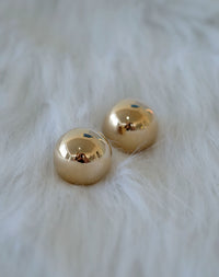 Orb Earrings Medium | 9ct Yellow Gold