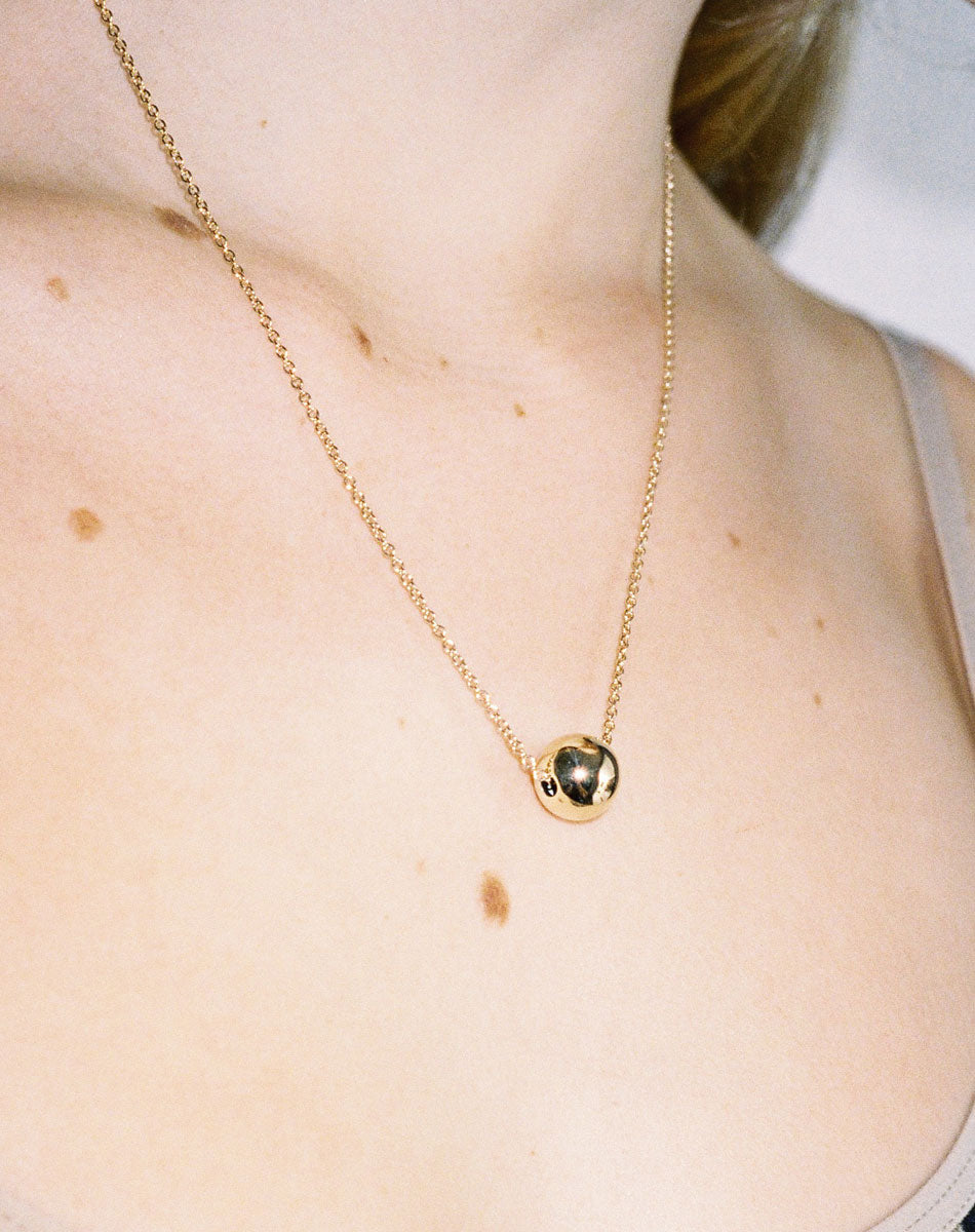Orb Necklace Small | Sterling Silver
