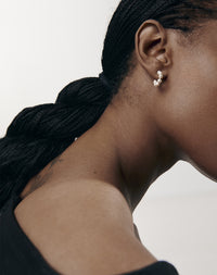 Paris Hoop Earrings | Sterling Silver