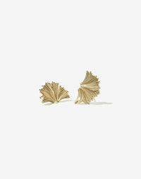Vita Stud Earrings Medium | 9ct Yellow Gold