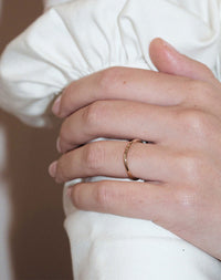 Amelie Band Plain | 9ct Yellow Gold