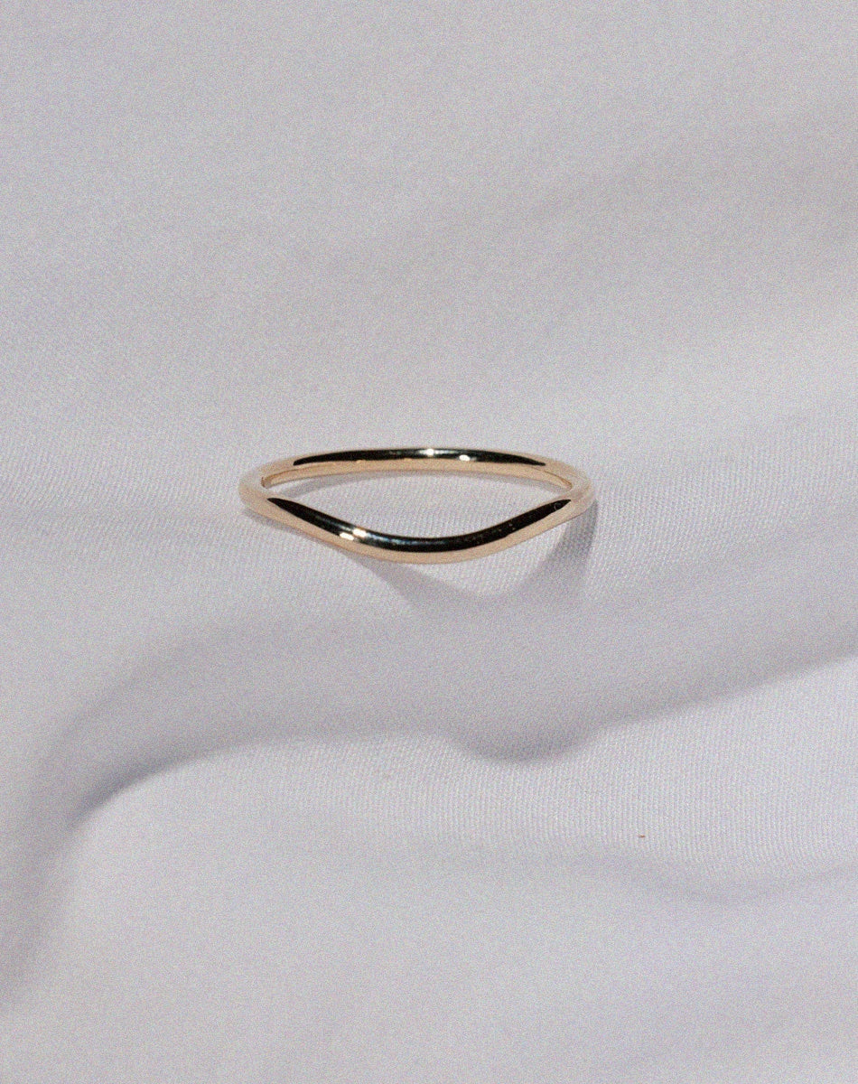 Amelie Band Plain | 9ct Yellow Gold
