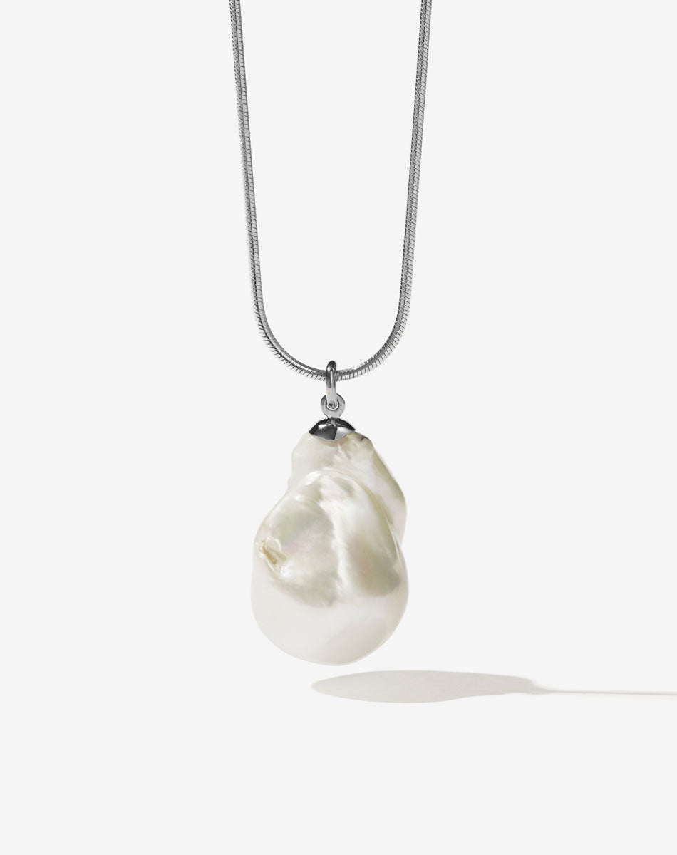 Baroque Necklace | Sterling Silver