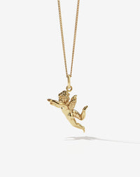 Meadowlark Cherub Charm Necklace