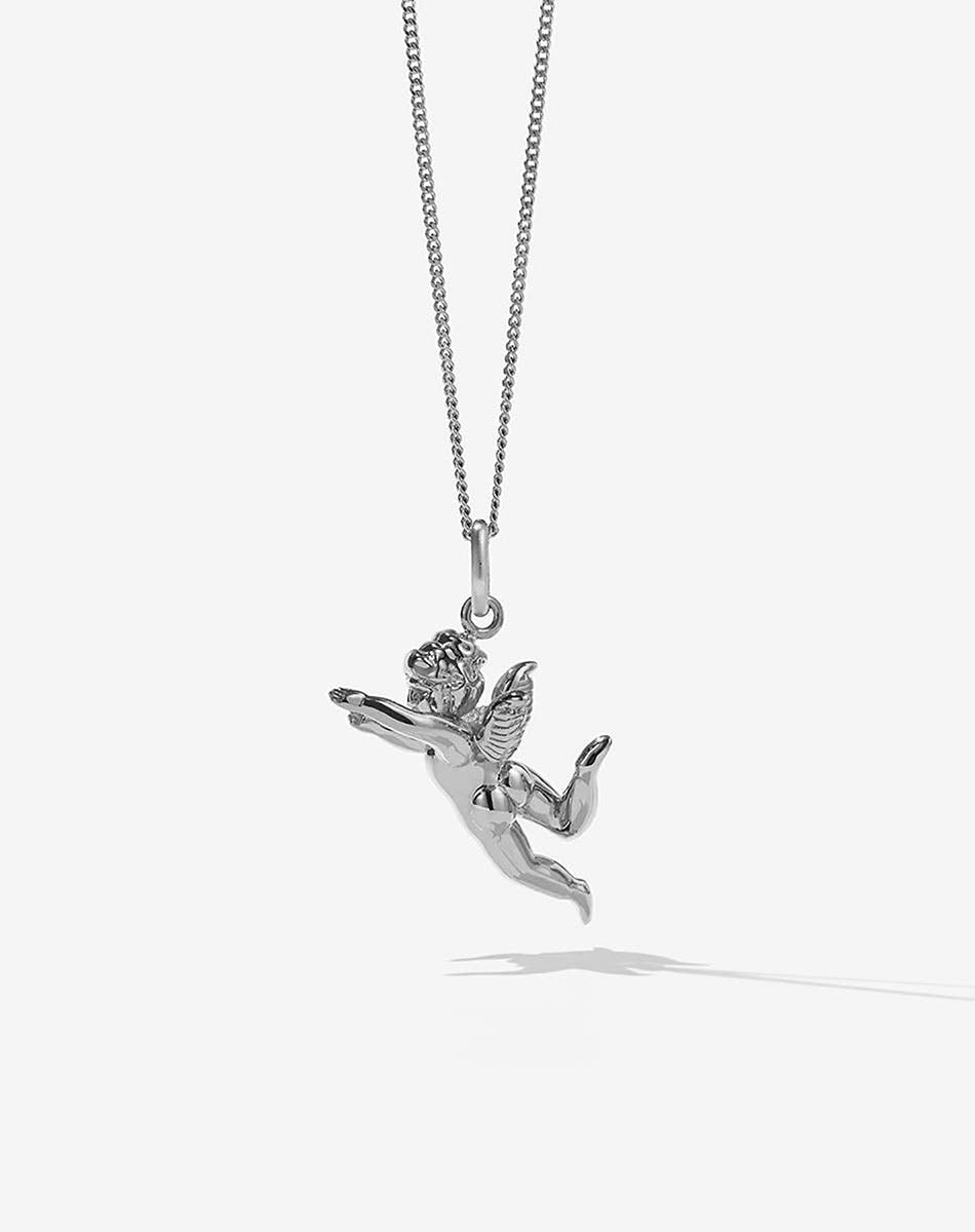 Meadowlark Cherub Charm Necklace