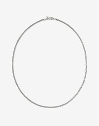 Curb Chain Necklace | Sterling Silver